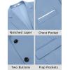 imageCOOFANDY Mens Causal Blazer Two Button Suit Jackets Lightweight Slim Fit Sports CoatsLight Blue