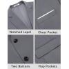 imageCOOFANDY Mens Causal Blazer Two Button Suit Jackets Lightweight Slim Fit Sports CoatsLight Gray