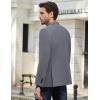 imageCOOFANDY Mens Causal Blazer Two Button Suit Jackets Lightweight Slim Fit Sports CoatsLight Gray