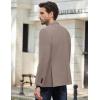 imageCOOFANDY Mens Causal Blazer Two Button Suit Jackets Lightweight Slim Fit Sports CoatsLight Khaki