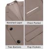 imageCOOFANDY Mens Causal Blazer Two Button Suit Jackets Lightweight Slim Fit Sports CoatsLight Khaki