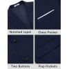 imageCOOFANDY Mens Causal Blazer Two Button Suit Jackets Lightweight Slim Fit Sports CoatsNavy Blue
