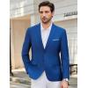imageCOOFANDY Mens Causal Blazer Two Button Suit Jackets Lightweight Slim Fit Sports CoatsRoyal Blue