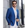 imageCOOFANDY Mens Causal Blazer Two Button Suit Jackets Lightweight Slim Fit Sports CoatsRoyal Blue