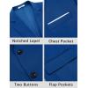 imageCOOFANDY Mens Causal Blazer Two Button Suit Jackets Lightweight Slim Fit Sports CoatsRoyal Blue