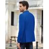 imageCOOFANDY Mens Causal Blazer Two Button Suit Jackets Lightweight Slim Fit Sports CoatsRoyal Blue