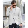imageCOOFANDY Mens Causal Blazer Two Button Suit Jackets Lightweight Slim Fit Sports CoatsWhite