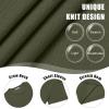 imageCOOFANDY Mens Knit TShirts Casual Crewneck Short Sleeve Shirts Summer Tops Basic Pullover TeesArmy Green