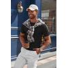 imageCOOFANDY Mens Knit TShirts Casual Crewneck Short Sleeve Shirts Summer Tops Basic Pullover TeesBlack
