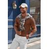 imageCOOFANDY Mens Knit TShirts Casual Crewneck Short Sleeve Shirts Summer Tops Basic Pullover TeesBrown