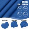 imageCOOFANDY Mens Knit TShirts Casual Crewneck Short Sleeve Shirts Summer Tops Basic Pullover TeesDenim Blue