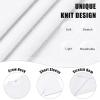 imageCOOFANDY Mens Knit TShirts Casual Crewneck Short Sleeve Shirts Summer Tops Basic Pullover TeesWhite