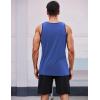 imageCOOFANDY Mens Athletic Running Tank Tops 3 Pack Sleeveless Workout Gym Shirts Muscle Tee Casual Beach T ShirtBlueGreyBlack