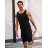 imageCOOFANDY Mens Athletic Running Tank Tops 3 Pack Sleeveless Workout Gym Shirts Muscle Tee Casual Beach T ShirtWhiteGreyBlack