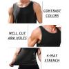 imageCOOFANDY Mens Athletic Running Tank Tops 3 Pack Sleeveless Workout Gym Shirts Muscle Tee Casual Beach T ShirtWhiteGreyBlack