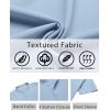 imageCOOFANDY Mens Henley Shirt Short Sleeve Casual TShirt Summer Beach Hippie Henley Tee ShirtBlue