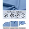 imageCOOFANDY Mens Henley Shirt Short Sleeve Casual TShirt Summer Beach Hippie Henley Tee ShirtDenim Blue