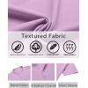 imageCOOFANDY Mens Henley Shirt Short Sleeve Casual TShirt Summer Beach Hippie Henley Tee ShirtLavender