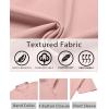 imageCOOFANDY Mens Henley Shirt Short Sleeve Casual TShirt Summer Beach Hippie Henley Tee ShirtLight Pink