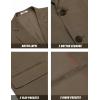 imageCOOFANDY Mens Linen Casual Blazer Slim Fit Sport Coat Two Button Summer Suit Jacket Lightweight Business Sport JacketBrown