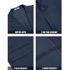 imageCOOFANDY Mens Linen Casual Blazer Slim Fit Sport Coat Two Button Summer Suit Jacket Lightweight Business Sport JacketNavy Blue