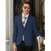 imageCOOFANDY Mens Linen Casual Blazer Slim Fit Sport Coat Two Button Summer Suit Jacket Lightweight Business Sport JacketNavy Blue