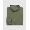 imageCOOFANDY Mens Long Sleeve Button Down Shirt Casual Untucked Shirts for Men Oxford Dress ShirtsArmy Green