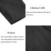 imageCOOFANDY Mens Machine Washable Blazer Slim Fit Casual Suit Jacket Lightweight Two Button Sport CoatBlack