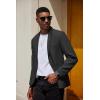 imageCOOFANDY Mens Machine Washable Blazer Slim Fit Casual Suit Jacket Lightweight Two Button Sport CoatBlack