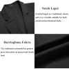 imageCOOFANDY Mens Machine Washable Blazer Slim Fit Casual Suit Jacket Lightweight Two Button Sport CoatBlack