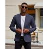 imageCOOFANDY Mens Machine Washable Blazer Slim Fit Casual Suit Jacket Lightweight Two Button Sport CoatNavy Blue