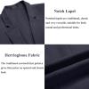 imageCOOFANDY Mens Machine Washable Blazer Slim Fit Casual Suit Jacket Lightweight Two Button Sport CoatNavy Blue