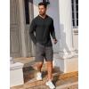 imageCOOFANDY Mens UPF 50 Hoodie Shirts Long Sleeve Rash Guard Sun Protection Fishing Shirts Lightweight Quick Dry HoodiesBlack