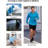 imageCOOFANDY Mens UPF 50 Hoodie Shirts Long Sleeve Rash Guard Sun Protection Fishing Shirts Lightweight Quick Dry HoodiesBlue