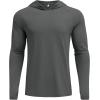 imageCOOFANDY Mens UPF 50 Hoodie Shirts Long Sleeve Rash Guard Sun Protection Fishing Shirts Lightweight Quick Dry HoodiesGray