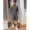 imageCOOFANDY Mens UPF 50 Hoodie Shirts Long Sleeve Rash Guard Sun Protection Fishing Shirts Lightweight Quick Dry HoodiesGray
