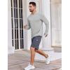 imageCOOFANDY Mens UPF 50 Hoodie Shirts Long Sleeve Rash Guard Sun Protection Fishing Shirts Lightweight Quick Dry HoodiesLight Gray