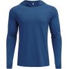 imageCOOFANDY Mens UPF 50 Hoodie Shirts Long Sleeve Rash Guard Sun Protection Fishing Shirts Lightweight Quick Dry HoodiesOcean Blue