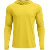 imageCOOFANDY Mens UPF 50 Hoodie Shirts Long Sleeve Rash Guard Sun Protection Fishing Shirts Lightweight Quick Dry HoodiesYellow