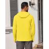 imageCOOFANDY Mens UPF 50 Hoodie Shirts Long Sleeve Rash Guard Sun Protection Fishing Shirts Lightweight Quick Dry HoodiesYellow