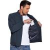 imageCOOFANDY Mens Lightweight Bomber Jacket Casual Fashion Windbreaker Flight Zip Up Jackets Outdoor CoatBlue