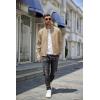 imageCOOFANDY Mens Lightweight Bomber Jacket Casual Fashion Windbreaker Flight Zip Up Jackets Outdoor CoatKhaki