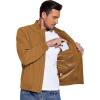 imageCOOFANDY Mens Lightweight Bomber Jacket Casual Fashion Windbreaker Flight Zip Up Jackets Outdoor CoatLight Brown