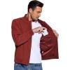 imageCOOFANDY Mens Lightweight Bomber Jacket Casual Fashion Windbreaker Flight Zip Up Jackets Outdoor CoatWine Red