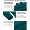 imageCOOFANDY Mens Long Sleeve Wrinkle Free Shirt Casual Button Down Shirts Stretch Dress Shirt with PocketLake Green
