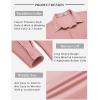 imageCOOFANDY Mens Long Sleeve Wrinkle Free Shirt Casual Button Down Shirts Stretch Dress Shirt with PocketPink
