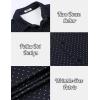 imageCOOFANDY Mens Long Sleeve Wrinkle Free Shirt Casual Button Down Shirts Stretch Dress Shirt with PocketWhite Spots Black