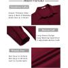 imageCOOFANDY Mens Long Sleeve Wrinkle Free Shirt Casual Button Down Shirts Stretch Dress Shirt with PocketWine Red