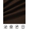 imageCOOFANDY Mens Waffle Button Down Shirts Casual Long Sleeve Shacket Jacket with PocketsBrown