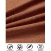 imageCOOFANDY Mens Waffle Button Down Shirts Casual Long Sleeve Shacket Jacket with PocketsLight Brown